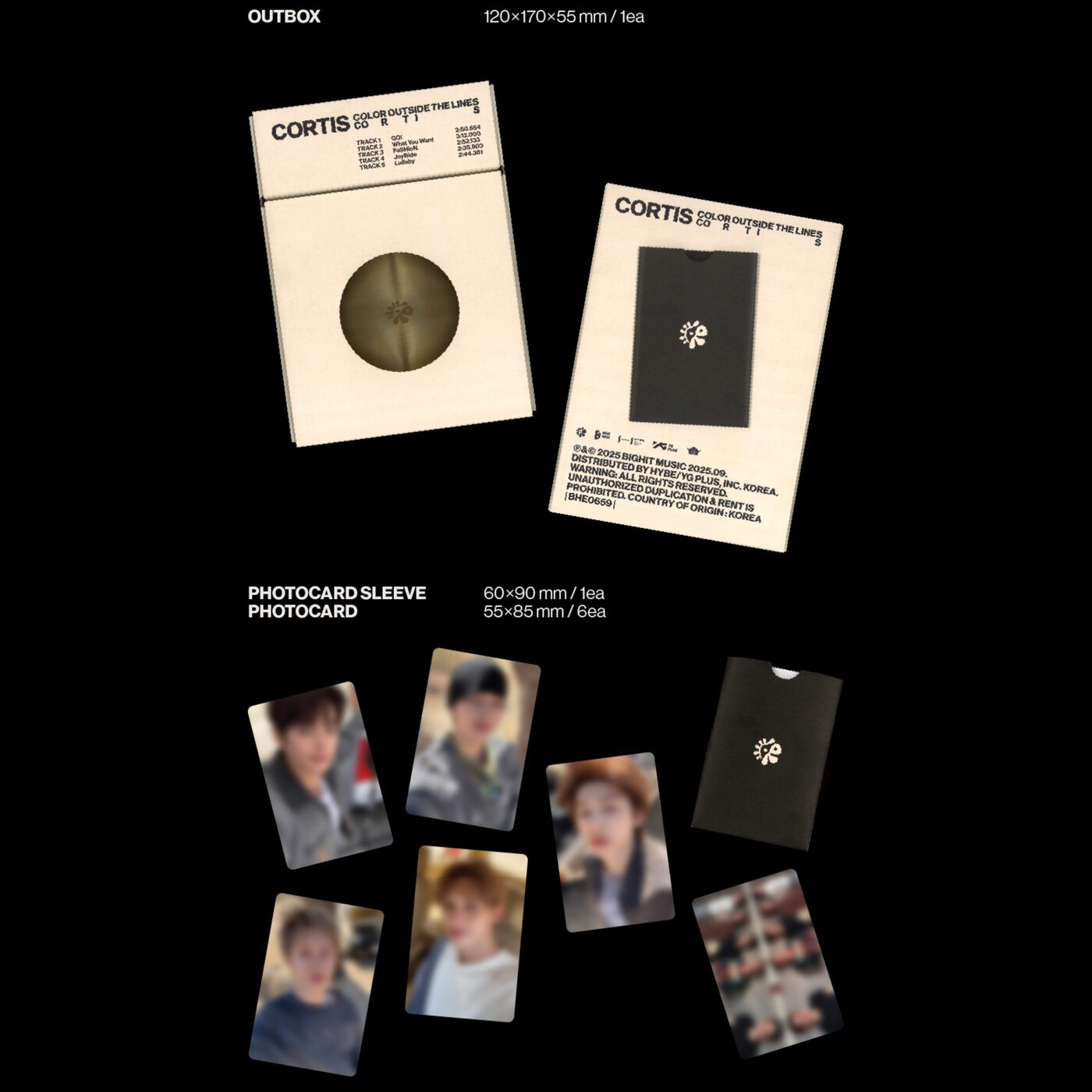 CORTIS - 1st EP Album [COLOR OUTSIDE THE LINES] (Singing Bowl Ver